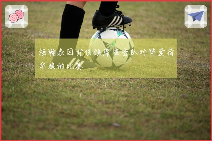 杨瀚森因背伤缺席混音队对阵爱荷华狼的比赛